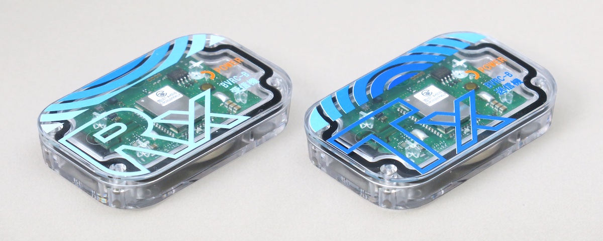 『Bluetooth® 飛び評価キット』の受信機、送信機